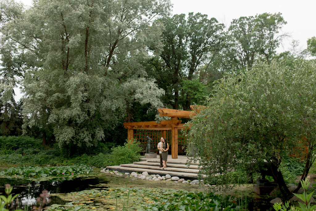 Leo Mol Garden Engagement Session, Engagement Session Location Ideas in Winnipeg, Assiniboine Park Engagement Session