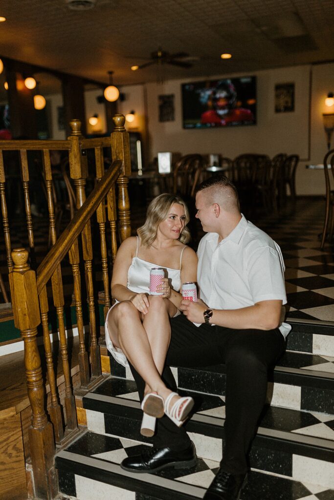 Fun ideas for engagement session in Winnipeg Manitoba, Manitoba Wedding Photographer, Winnipeg Indoor Engagement Session Ideas