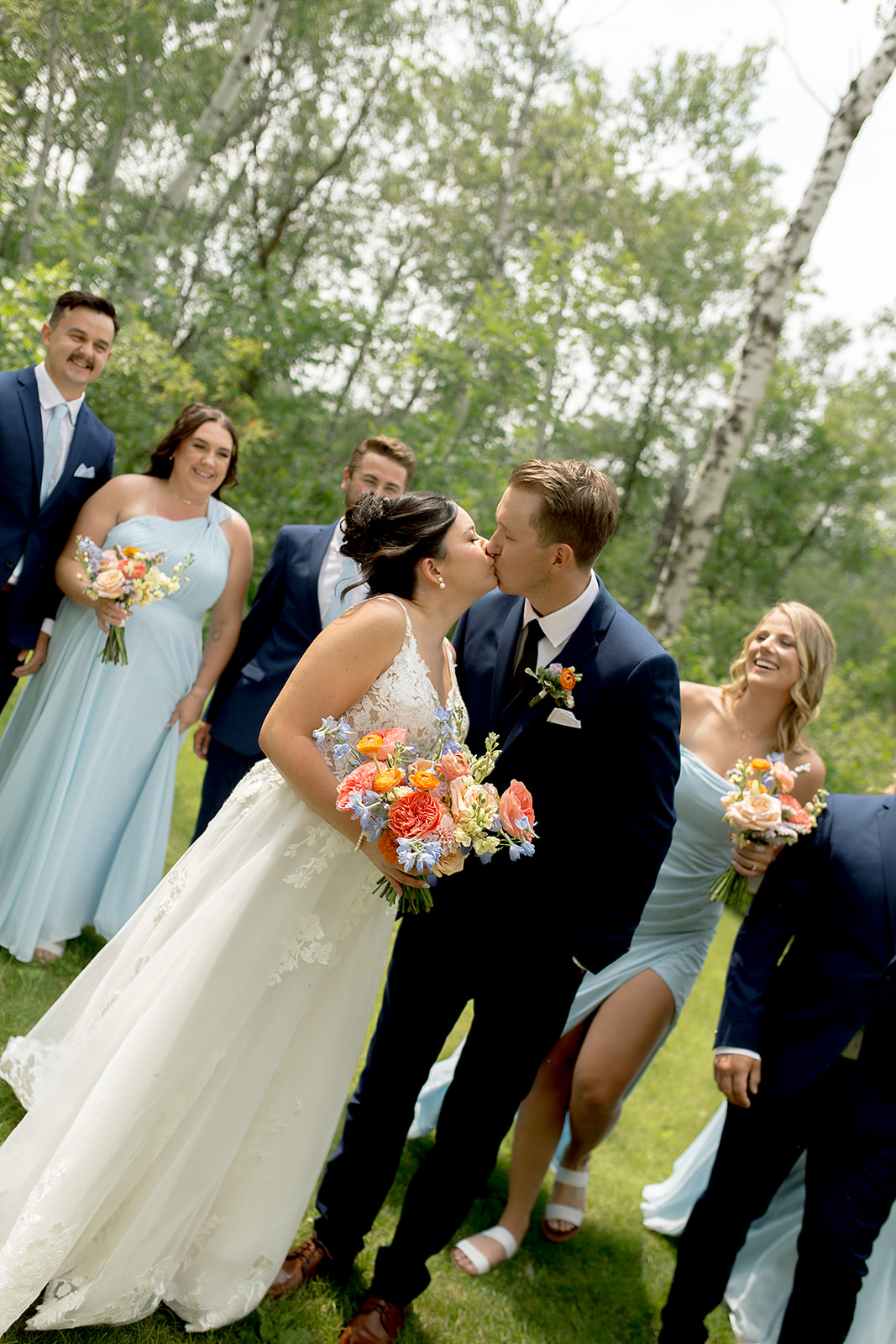 Spring wedding at kinloch grove wedding venue manitoba gimli wedding photographer