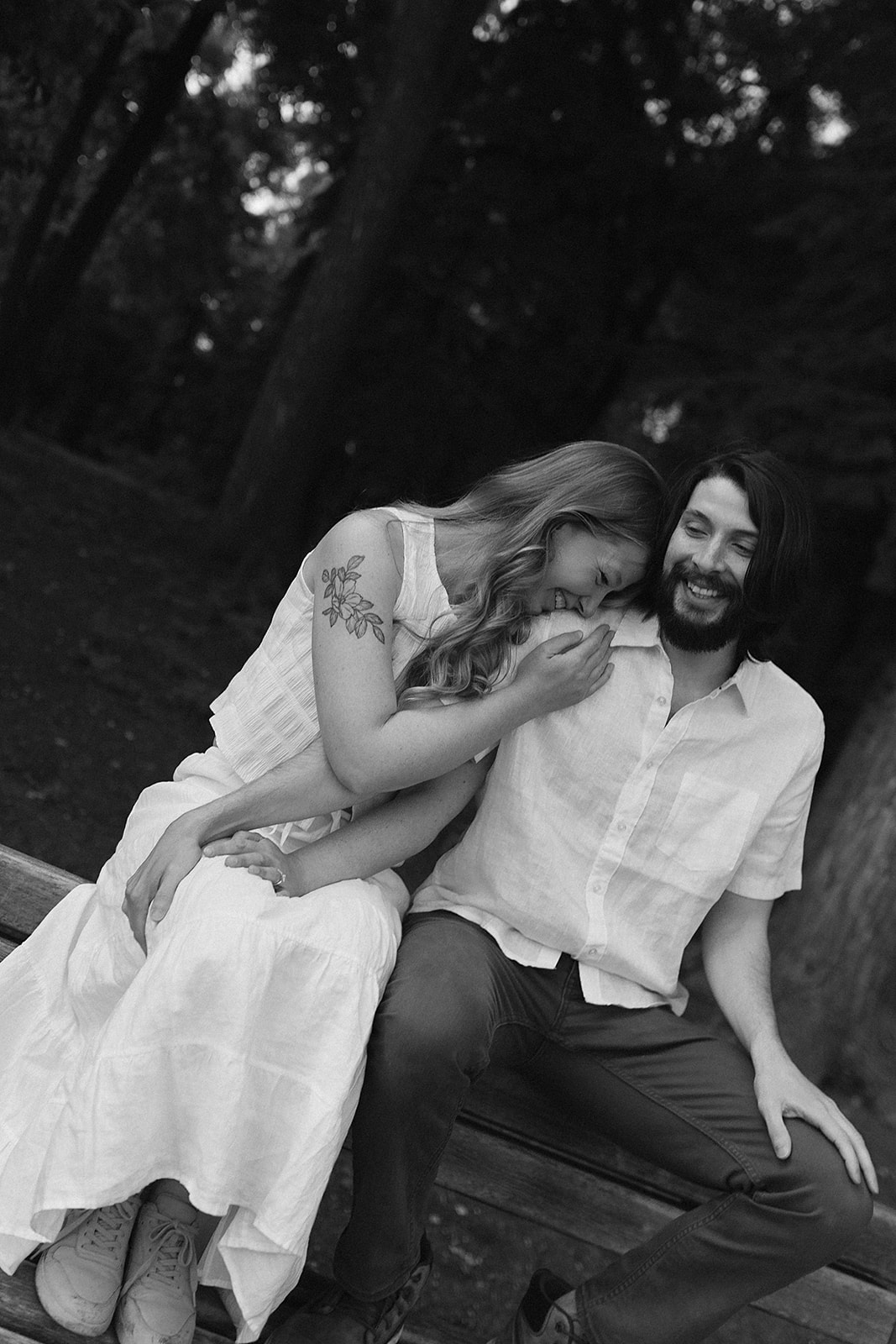 playful romantic st vital engagement session winnipeg wedding photographer